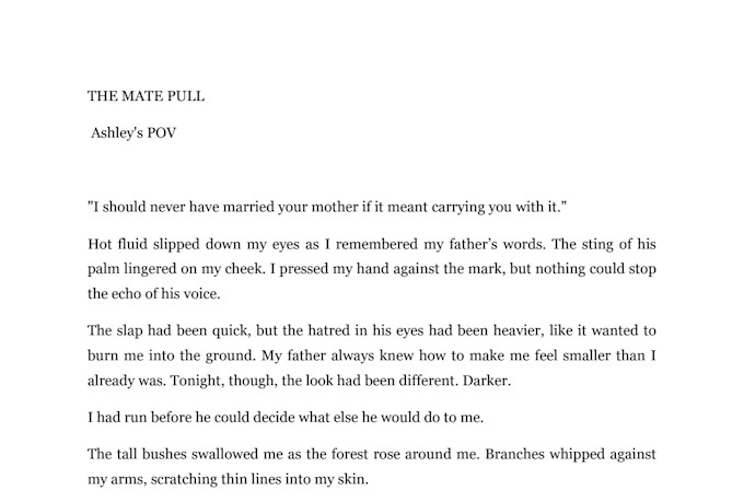 ghostwrite your werewolf, vampire, fantasy romance  novel